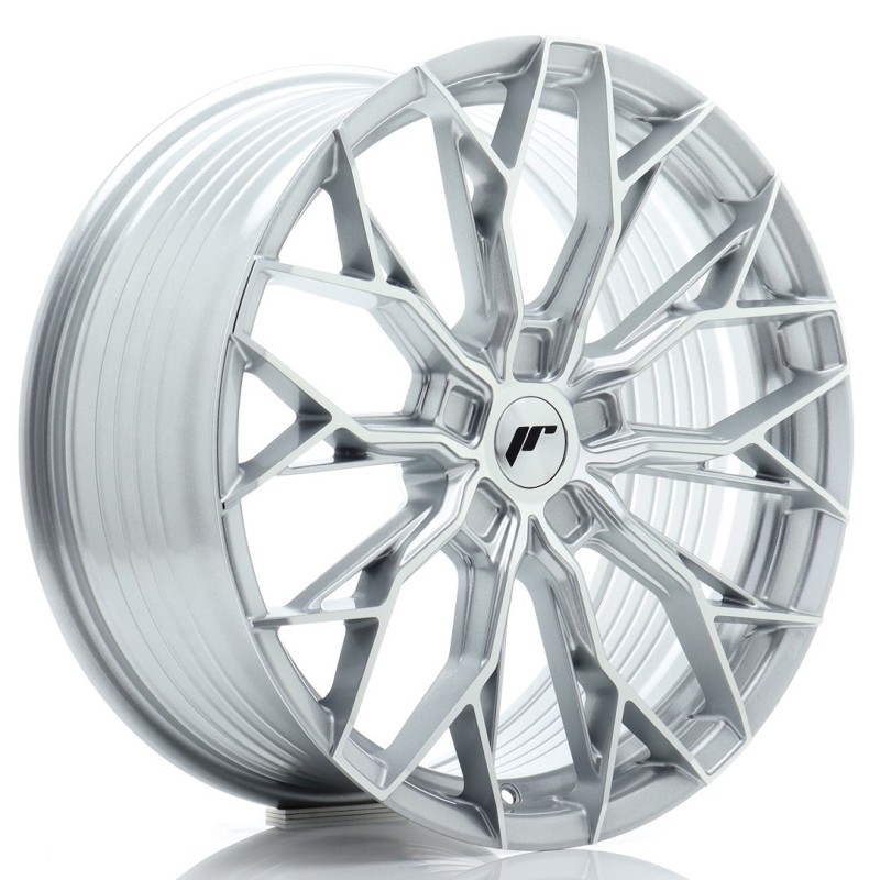Japan Racing JR-49 19x8.5" (5 hole custom PCD) ET20-45, Machined Silver