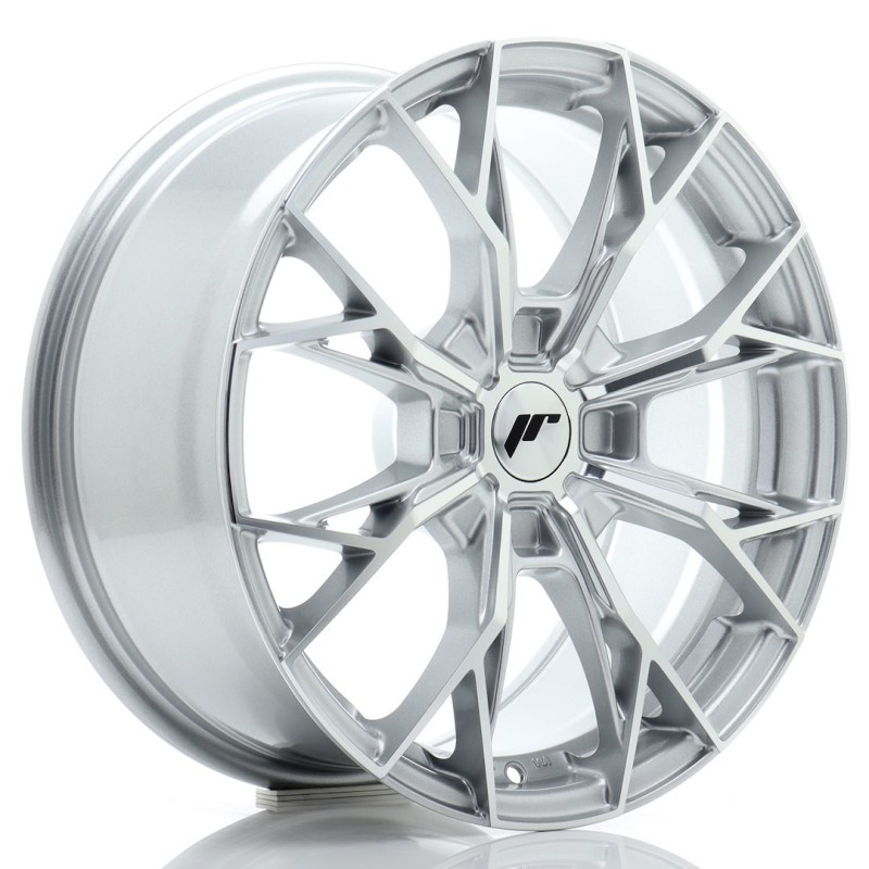 Japan Racing JR-49 17x8" (4 hole custom PCD) ET20-40, Machined Silver