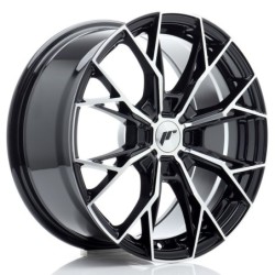 Japan Racing JR-49 17x8" (4 hole custom PCD) ET20-40, Machined Black