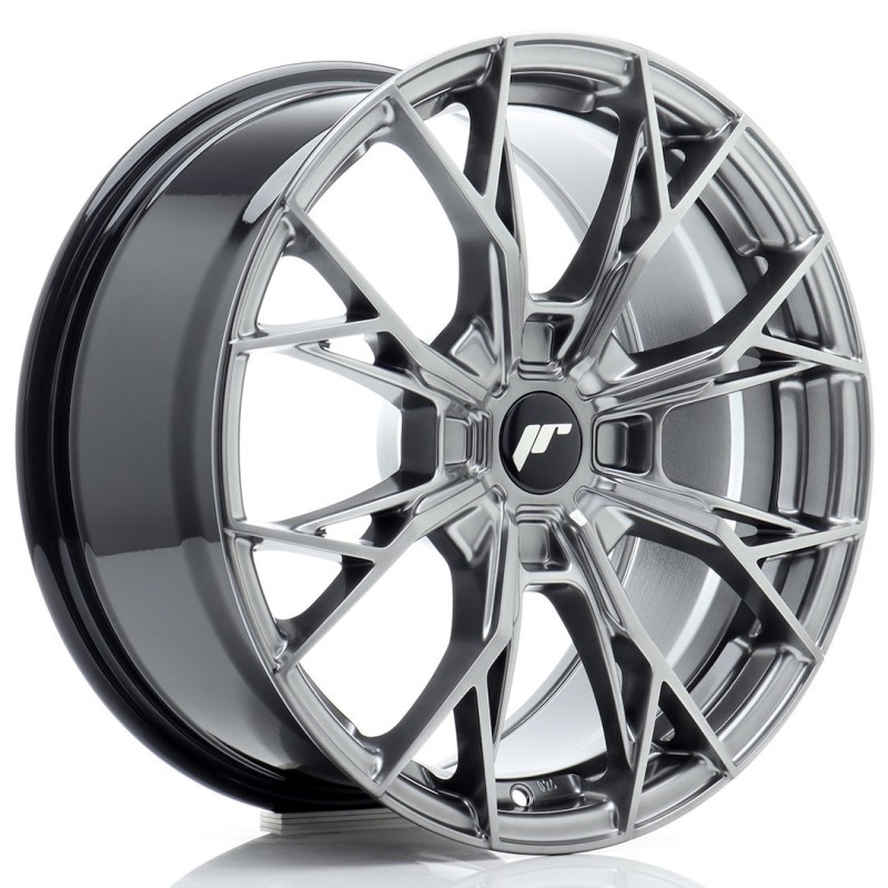Japan Racing JR-49 17x8" (4 hole custom PCD) ET20-40, Hyper Black