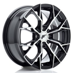 Japan Racing JR-49 15x6.5" 4x100 ET35, Machined Black