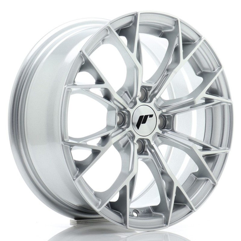 Japan Racing JR-49 15x6.5" 4x100 ET35, Machined Silver