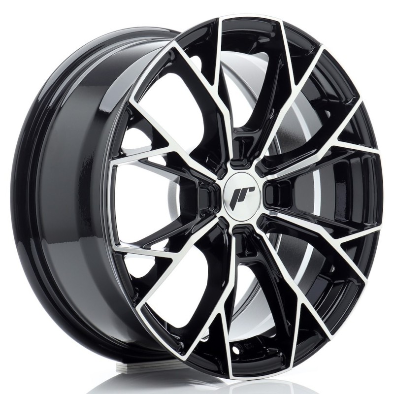 Japan Racing JR-49 16x7" (4 hole custom PCD) ET20-42, Machined Black