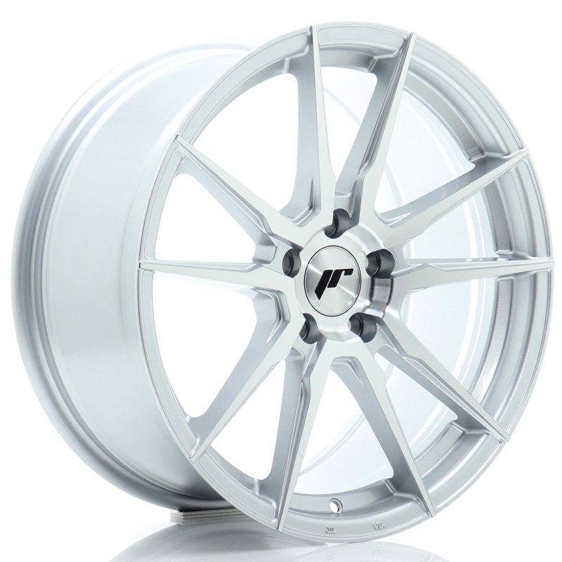 Japan Racing JR-21 18x8" 5x112 ET40, Machined Silver