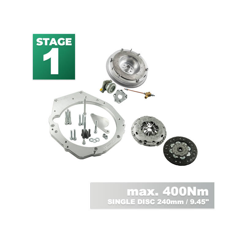 Stage 1 Honda F F20C F22C - Mazda RX-8 5-velocidades - 240mm / 9.45