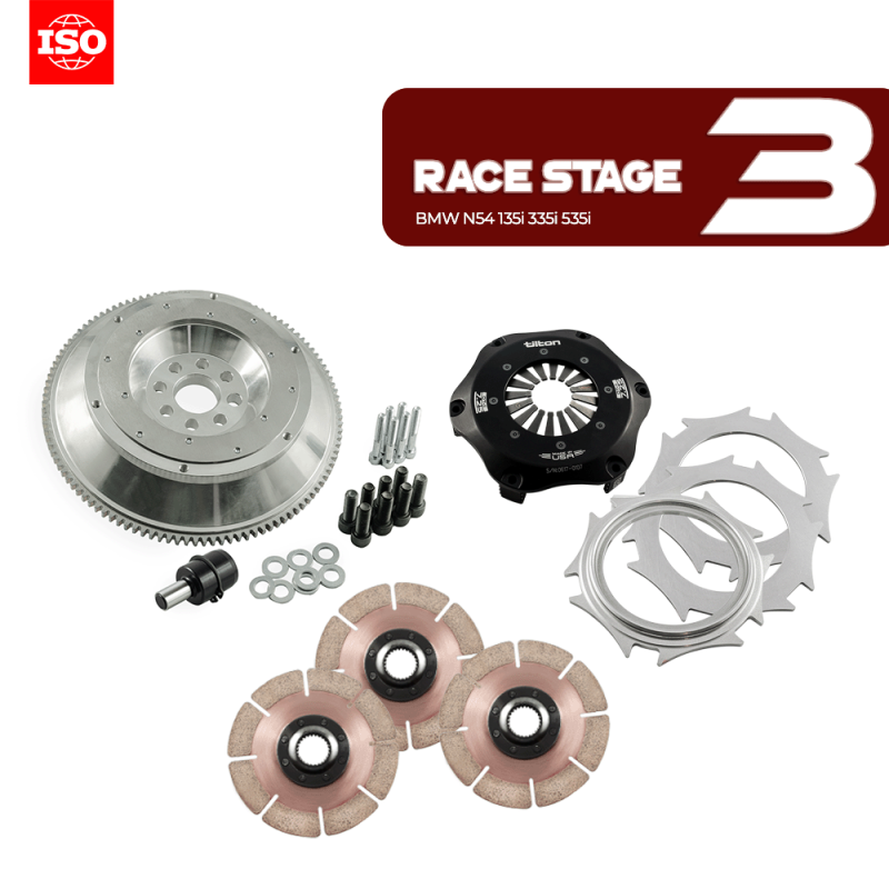 Race Stage 3 Kit de embrague BMW N54 N54B30 135i 335i 535i 6-velocidades - 184mm 7.25