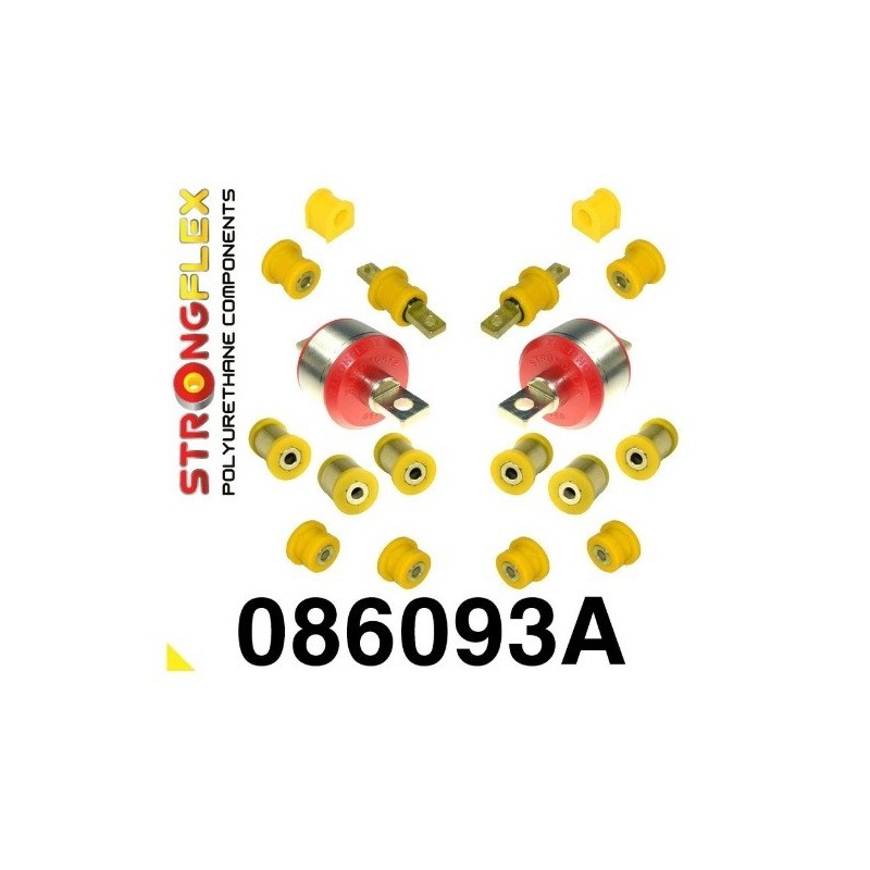 KIT silentblocks tren trasero civic EK