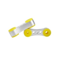 Enlaces de barra estabilizadora trasera de aluminio BMW E23 E24 E28 E30 E36 - Poliuretano 90ShA  - 70mm / 2.75