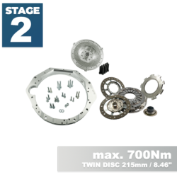 STAGE 2 BMW M62 S62 - BMW M57N HGD JGA - 228mm / 8.98