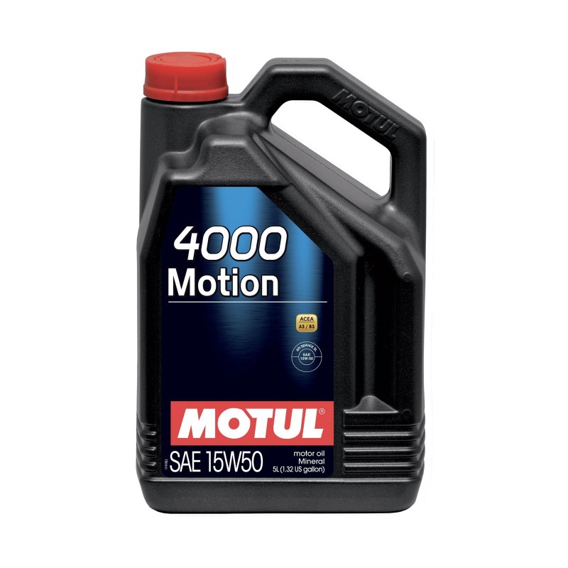 Motul 4000 Motion 15W50 Engine Oil (5L)