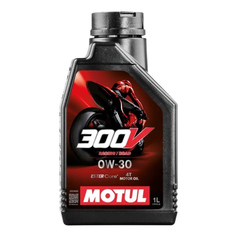 Motul 300V 4T Road Racing 0W30 Motorcycle Engine Oil (1L)