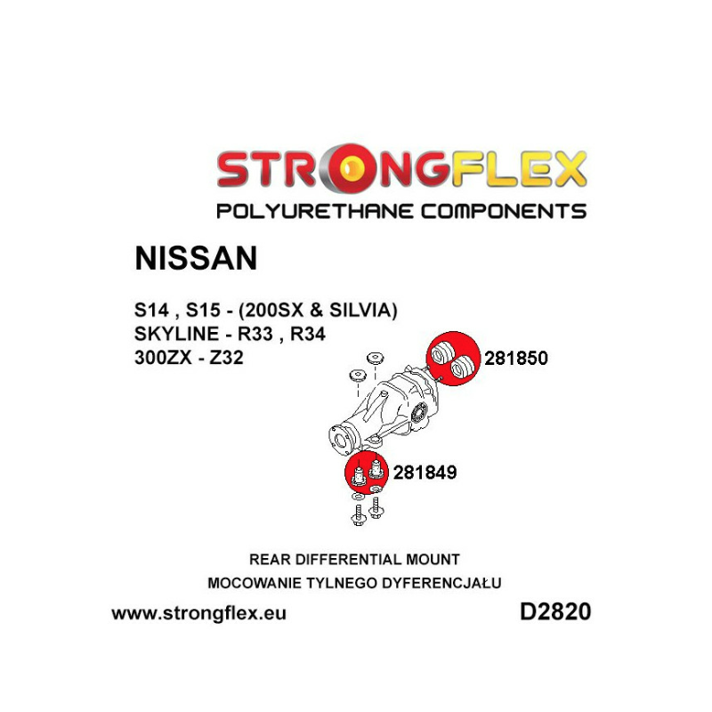 Kit Strongflex Differencial Trasero Nissan S14