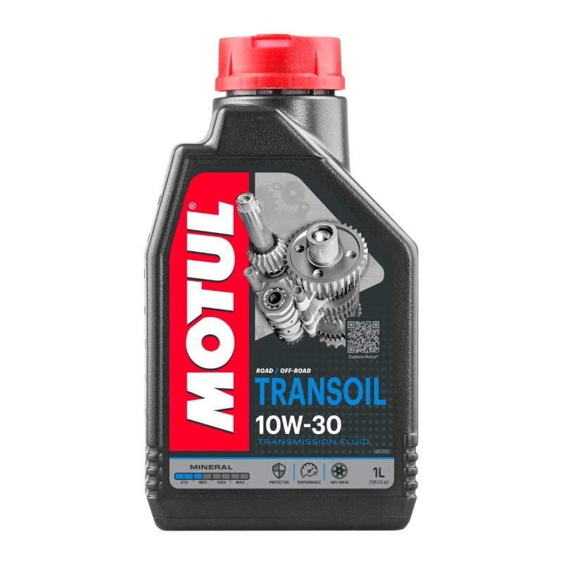 Motul Transoil 10W30 Motorcycle Transmission Fluid (1L)