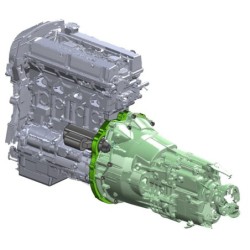 Placa adaptadora Mitsubishi 4G63 - BMW Manual / automática DCT 8HP RWD