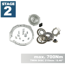 STAGE 2 BMW M70 - BMW M57N HGU HGK - 228mm / 8.98