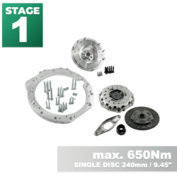 Stage 1 Mercedes-Benz M112 M113 M113K - BMW E60 530D M57n GS5-39DZ HGD JGA 6-velocidades - 240mm / 9.45