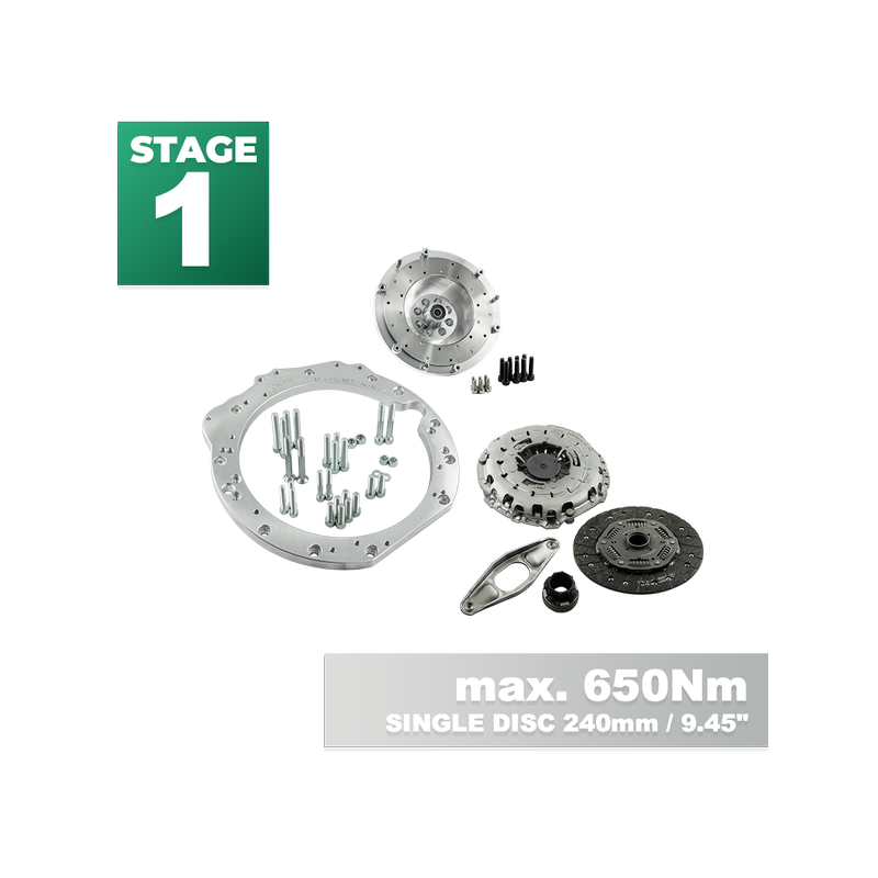 Stage 1 Mercedes-Benz M112 M113 M113K - BMW E60 530D M57n GS5-39DZ HGD JGA 6-velocidades - 240mm / 9.45