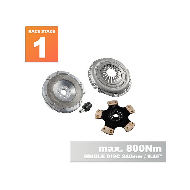 RACE STAGE 1 BMW M50 S50 M52 S52 M54 S54 - BMW N54 6-velocidades - 240mm / 9.45 - 5700g / 12.9lb"