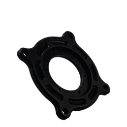 Adaptador de aluminio palanca de cambios - Chasis NISSAN (caja de cambios BMW) S13 S14 S15 R32 R33 R34 (Negro)