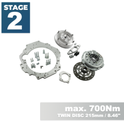 Stage 2 Ford Barra - BMW N54 - 215mm / 8.46