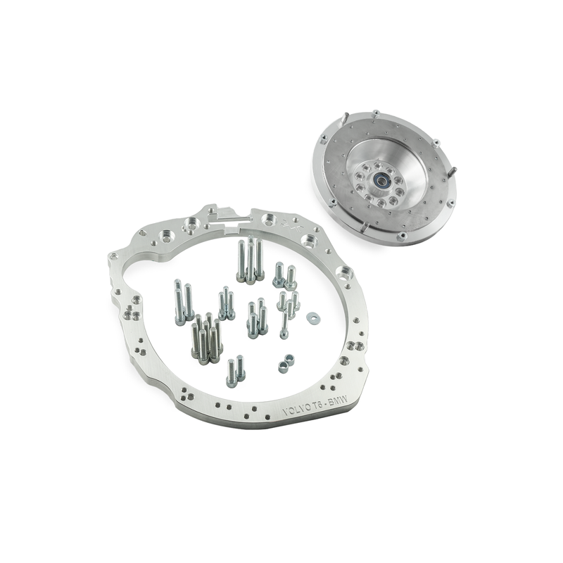 Kit adaptador Volvo Modular Whiteblock T5 T6 - BMW M57 / E46 S54 M3 - 240mm / 9.45