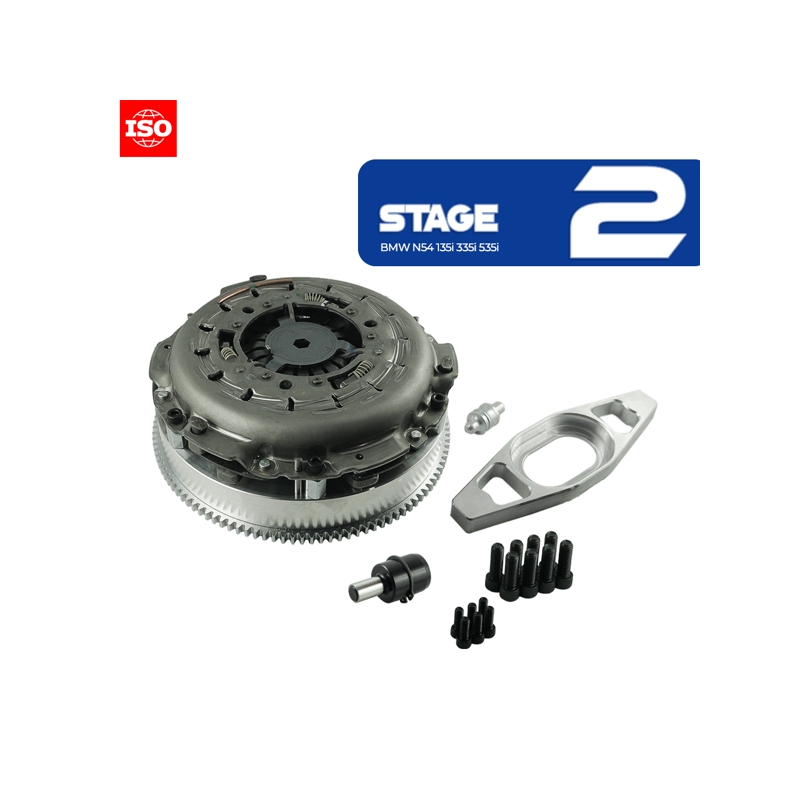 STAGE 2 Kit de embrague Twin Disc BMW N54B30 135i 335i 535i (twin disc) - 215mm / 8.46