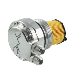 Tapa de filtro de aceite con racores para enfriar aceite AUDI 3.0 TDI