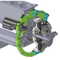 Volante de inercia Mitsubishi 4G63 - BMW M50 S50 M52 S52 M54 S54 ZF5 Getrag 420G - 240mm / 9.45