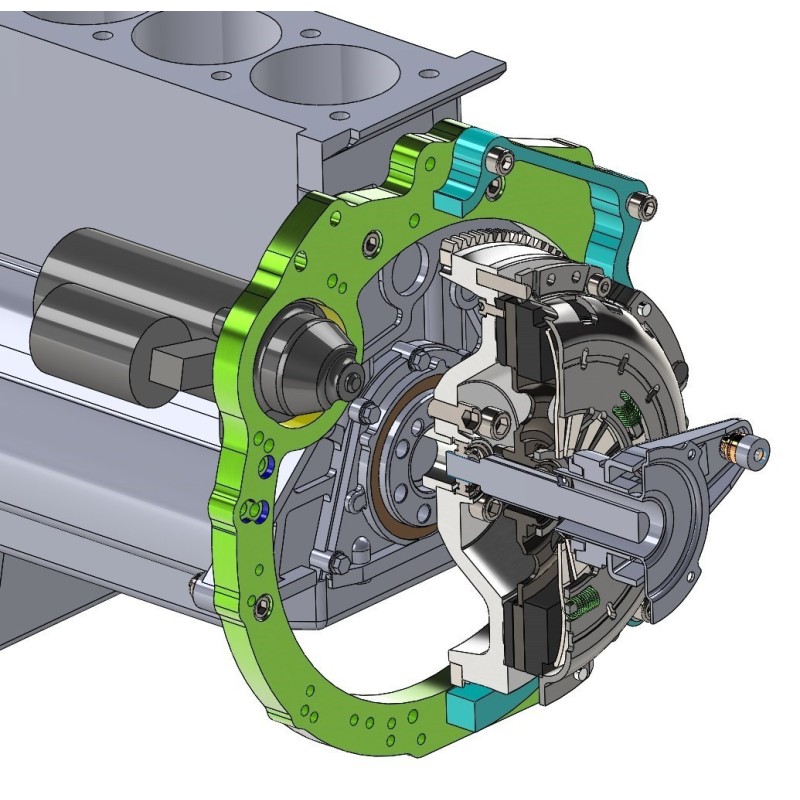 Volante de inercia Mitsubishi 4G63 - BMW M50 S50 M52 S52 M54 S54 ZF5 Getrag 420G - 240mm / 9.45