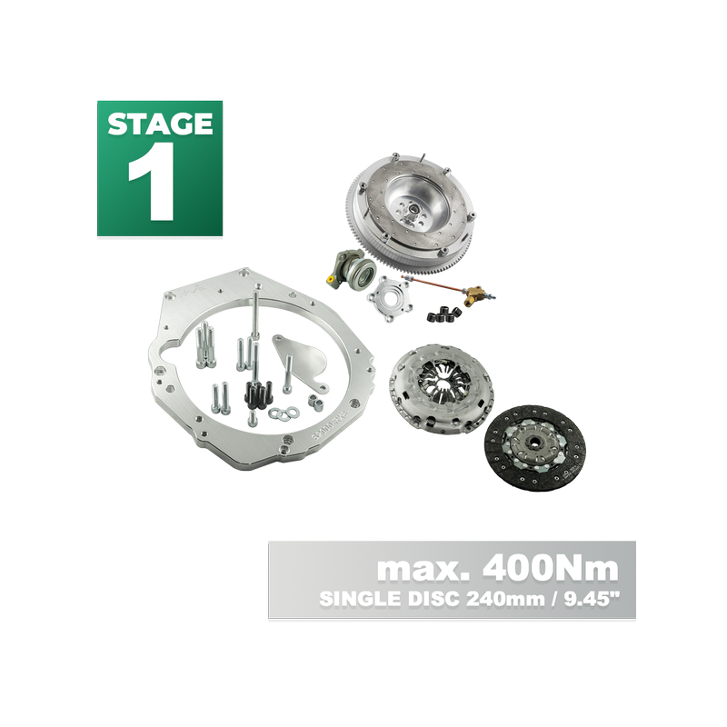 Stage 1 Honda F F20C F22C - Mazda RX-8 6-velocidades - 240mm / 9.45