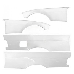 KIT COMPLETO DE ALETAS ESTILO FELONY DE FIBRA PARA BMW E36 COUPE