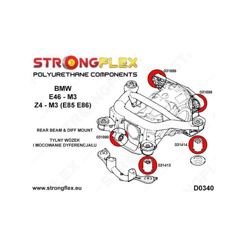 Kit BMW e46 M3 Strongflex Completo