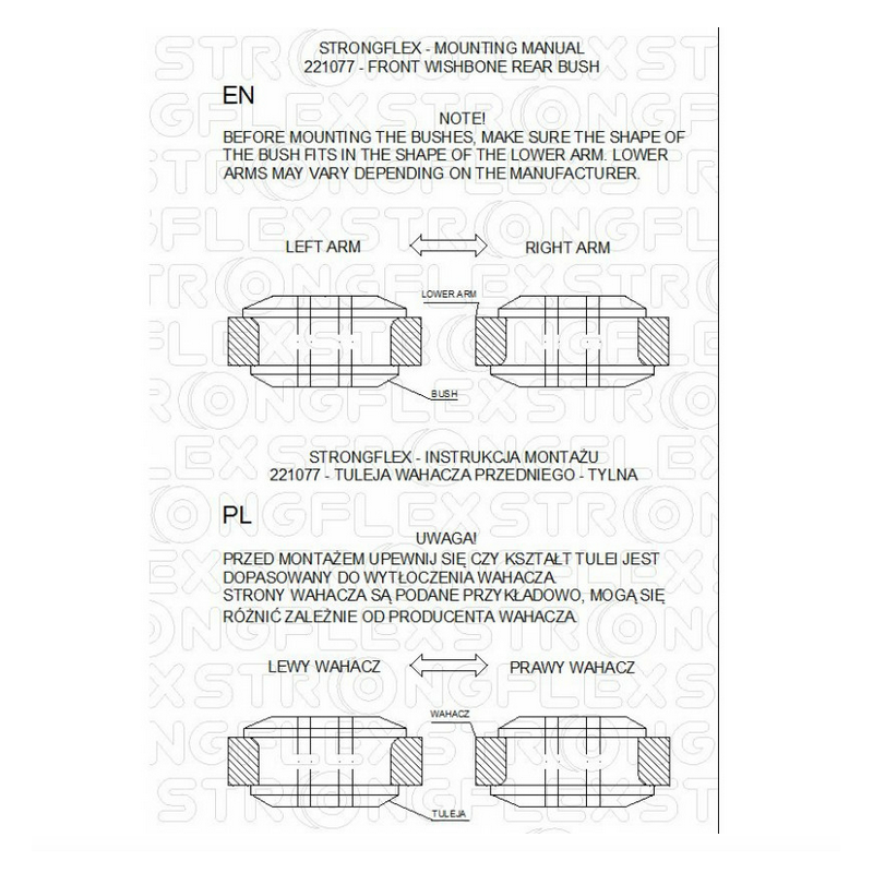 Kit Strongflex Seat Ibiza 6k