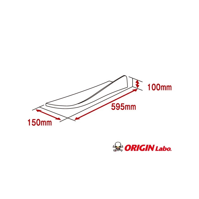 Origin Labo Universal Side Skirts Canards (FRP)