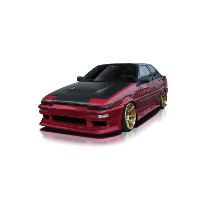 Origin Labo Stream Line Front Bumper for Toyota Corolla AE86 Trueno