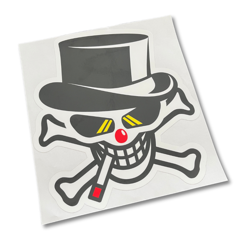 Origin Labo Hatted Skull Sticker (25 cm)