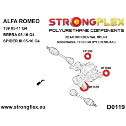 Rear diff mount - front bush SPORT