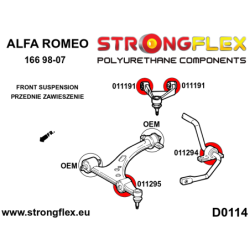 Front suspension bush kit