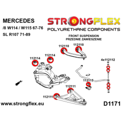 Front subframe bush kit
