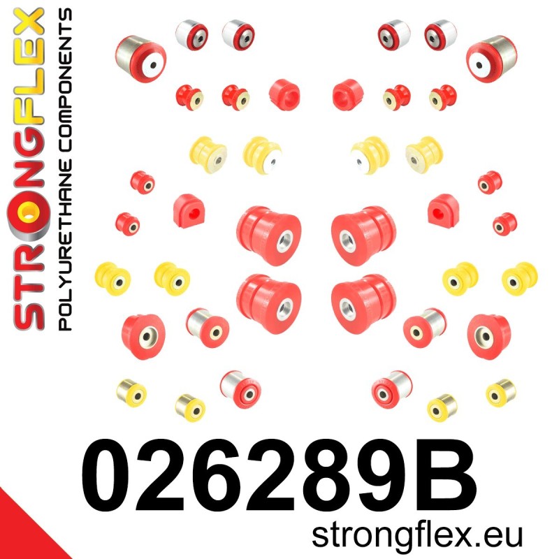 Full suspension polyurethane bush kit