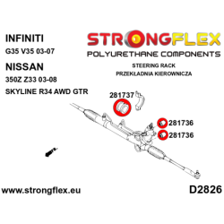 Steering rack bush SPORT