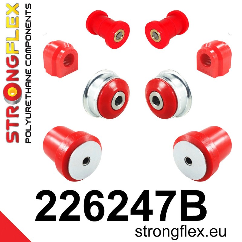 Front suspension and ream beam bush kit