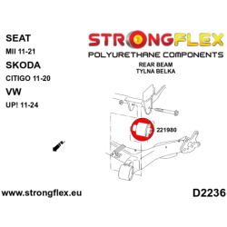 Front suspension and ream beam bush kit