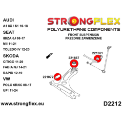Front suspension and ream beam bush kit