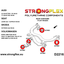 Rear subframe bush kit
