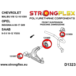 Front and rear suspension kit SPORT