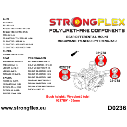 Full suspension polyurethane bush kit