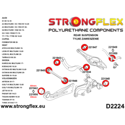 Full suspension polyurethane bush kit SPORT