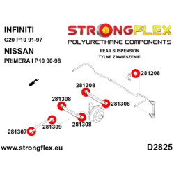 Rear suspension bush kit