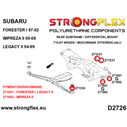 Full suspension polyurethane bush kit